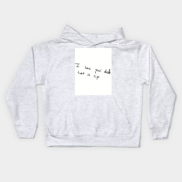 The bear let it rip note Hulu fx tv show Kids Hoodie by Denicbt